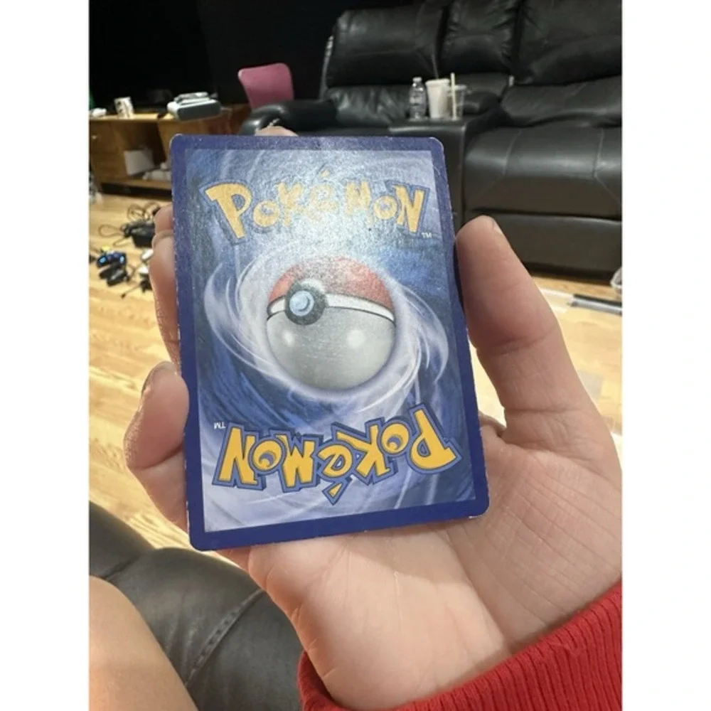 Pokémon Lucario XY140 Black Star Promo Cosmos Holo HP/DMG ~ HD GALAXY SWIRL🌀MEW